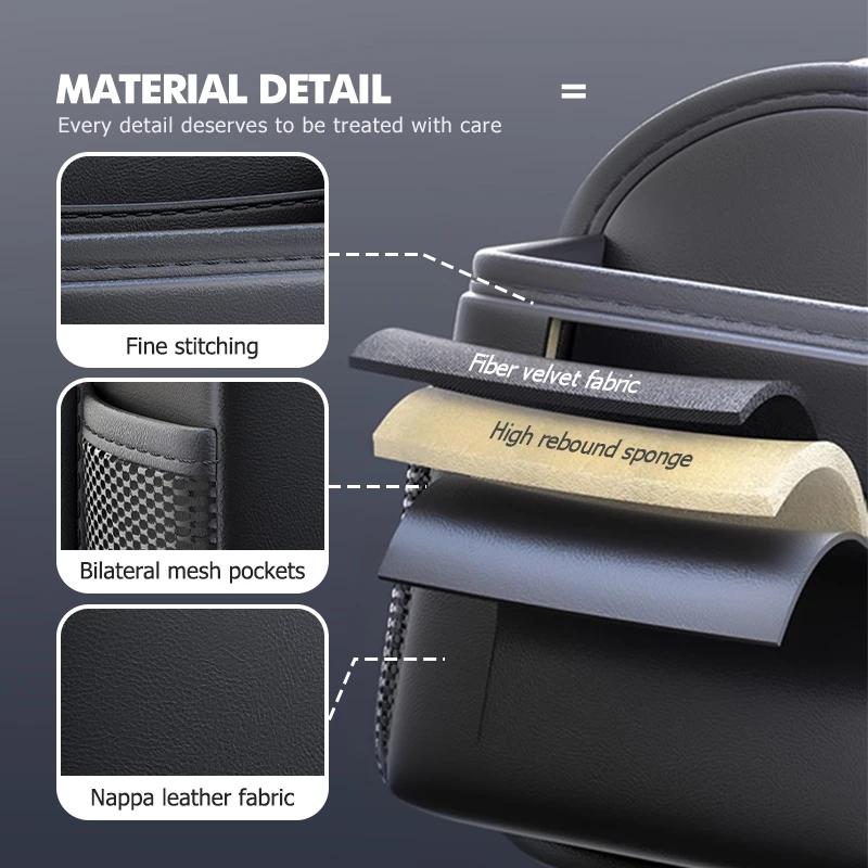 APS2 Leather Car Air Outlet Storage Bag Phone Hanging Bag Supplies For Citroen C5 C1 C2 C6 C4L DS3 DS4 DS5 C-Elysee Grand Berlingo