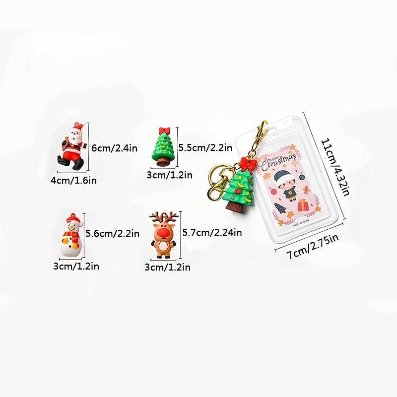 1PC Чехол для карты с брелоком для ключей, держатель для банковской кредитной карты, пластиковый мультяшный студенческий билет, держатель для автобусной карты