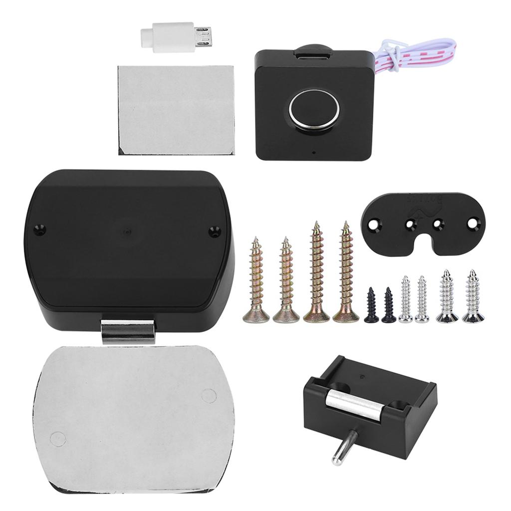 Intelligent Fingerprint Lock Smart Electric Drawer Cabinet Lock for Home Office Wardrobe Furniture