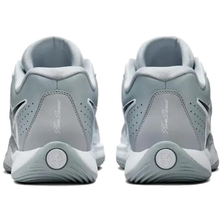Nike Кроссовки мужские KD 17 TB Wolf Grey белые черные FV1307-002