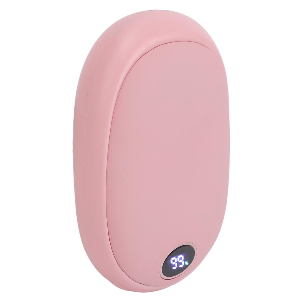 Электронная грелка для рук с регулируемой температурой, ЖК-дисплей, портативная, перезаряжаемая, USB, мини-ручка