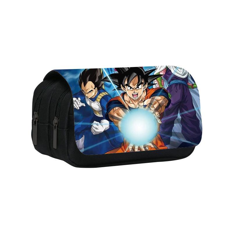 Dragon Ball Nylon School Pencil Bag With Spacious Storage For Middle School And Teens
