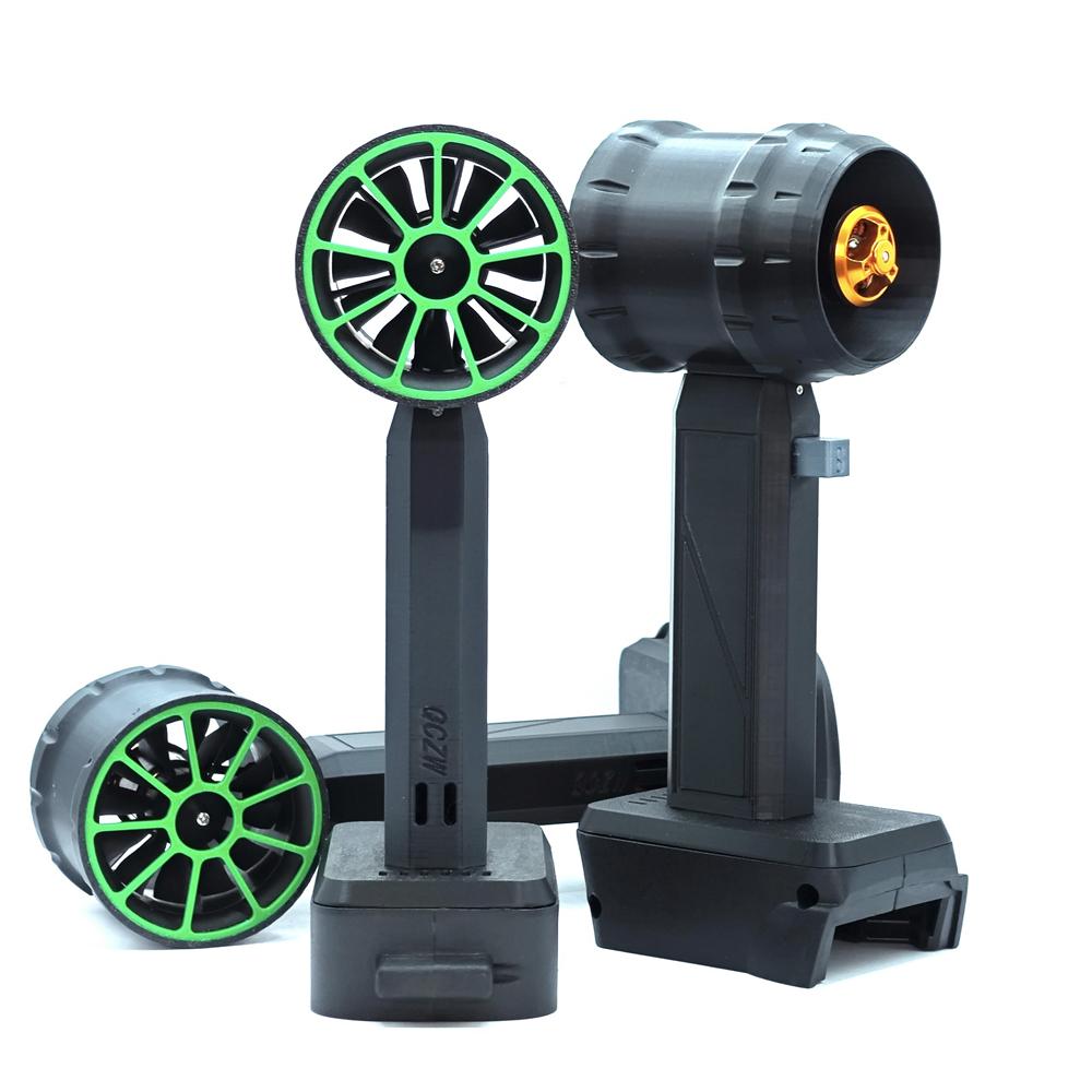 Ручной канальный турбовентилятор, 50 мм, бесщеточный двигатель, струйный вентилятор, 800-1000 г, тяга, автомойка, высокая мощность, пыль