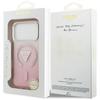 Guess IML Gradient Triangle Logo MagSafe Case for iPhone 17 Pro Pink