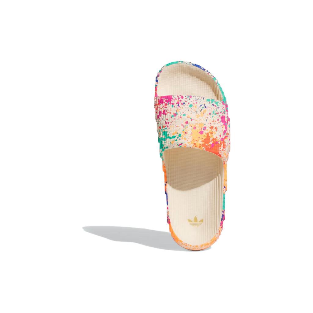 Adidas Кроссовки Adilette 22 Slide Sand Strata Paint Splatter унисекс кремовые полусолнечно-желтые IF1439