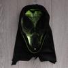 Green Alien UFO Mask Cosplay Aliens Monster Plastic Helmet Halloween Carnival Masquerade Dress Up Party Adult Kids Costume Props