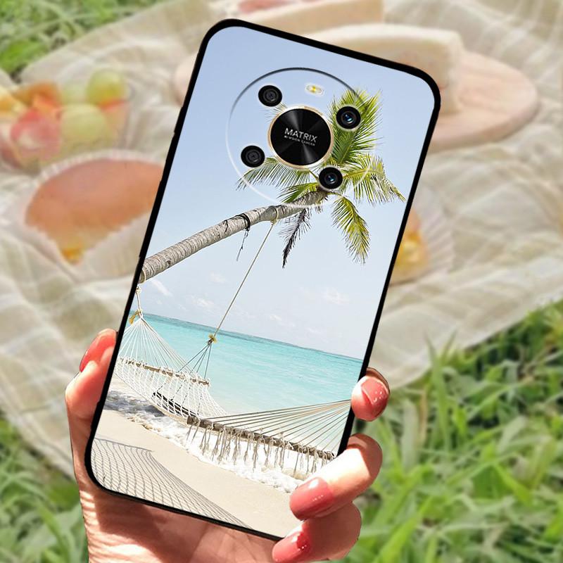 Чехол для Honor X 9 4G, силиконовый, мягкий, с рисунком мрамора, защитные чехлы для Honor X9, модный черный бампер для Huawei Honor X 9, Fundas