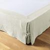 "Gaïa" Box Spring Cover All Sizes "Cotton Gauze" - Gaïa Water Green - 180 X 200 Cm