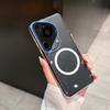 Чехол для Huawei Pura 80 Pro Pura 70 Pro+ Pura70 Ultra, новый стиль, магнитный, ледяной кристалл, прозрачный ПК, легкая жесткая крышка