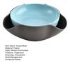 Shell Collecting Snack Bowl with Shell Storage Double-layer Nut Bowl Detachable Divided Snack Bowls with Trash Can