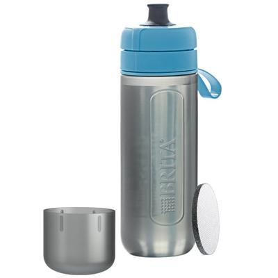 Brita 600 мл Портативная Бутылка для Воды с Функцией Прямого Питья, Fill & Go Active Синий, Включает Один Фильтр-Картридж [Официальный Японский Продукт]
