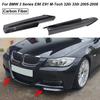For BMW 3 Series E90 E91 M-Tech 320i 330i 2005-2008 Car Front Bumper Lip Side Splitter Spoiler Kit Fog Lamp Cover
