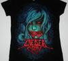 НОВАЯ ЧЕРНАЯ ФУТБОЛКА UNISEX С ЛИЦОМ ДЕВУШКИ CHELSEA GRIN ЛЕДИ NT081 БЕСПЛАТНАЯ ДОСТАВКА