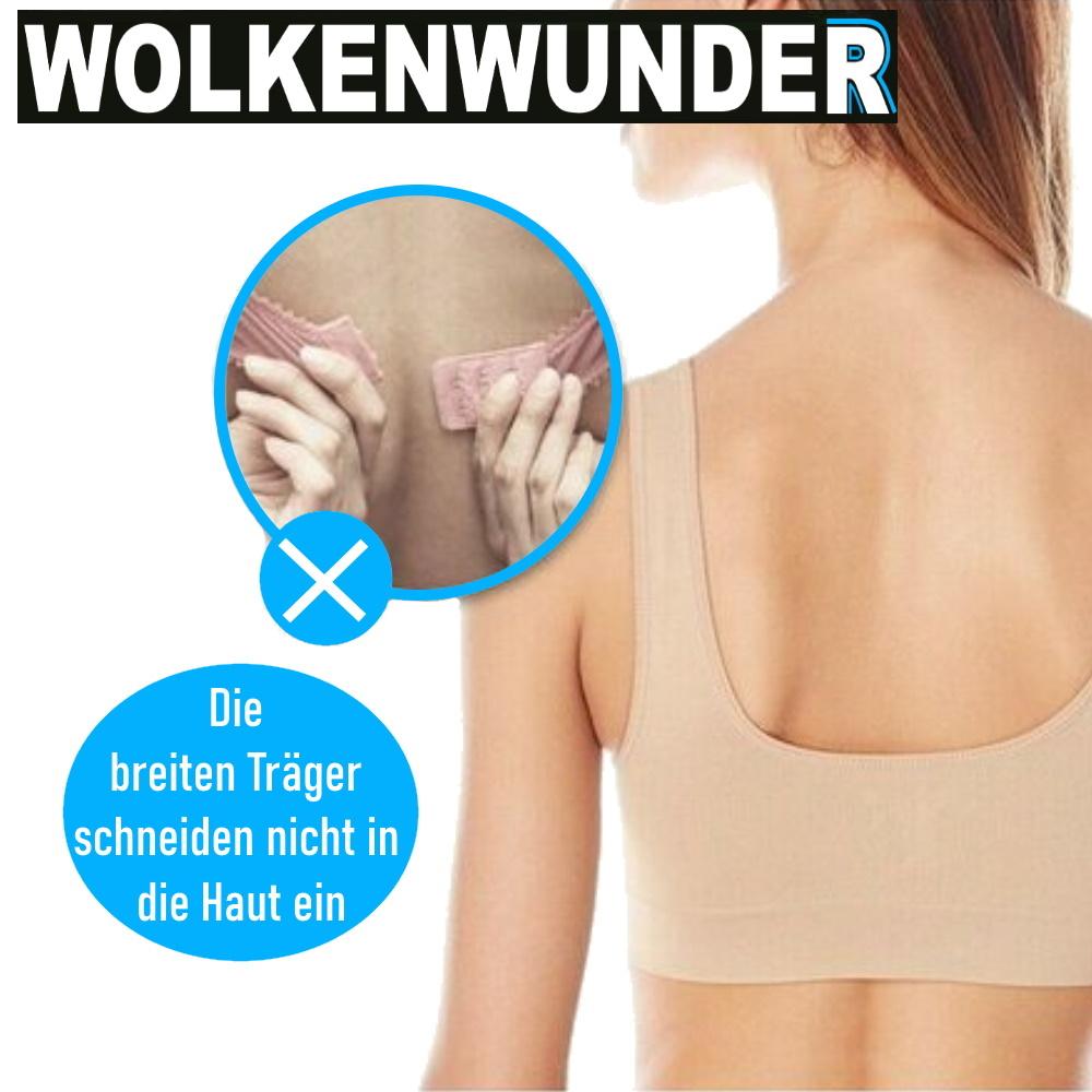 WOLKENWUNDER The Wonder Feel-Good Bustier Seamless Bra Replacement Without Underwire Set of 3