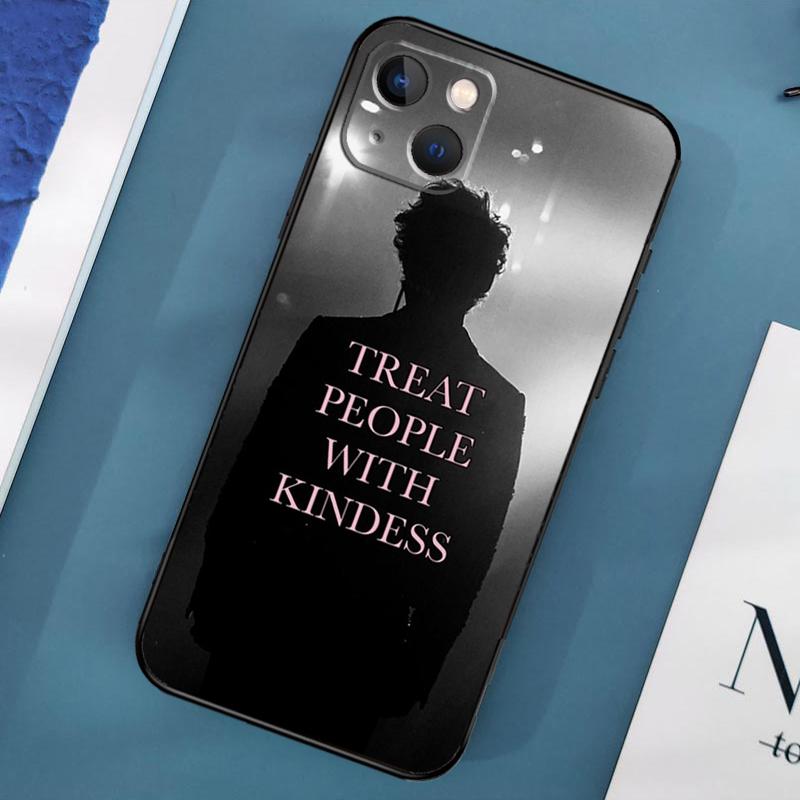 Чехол для телефона Treat People With Kindness для iPhone 15 13 12 11 14 Pro Max Mini X XR XS MAX SE 2020 7 8 Plus задняя крышка