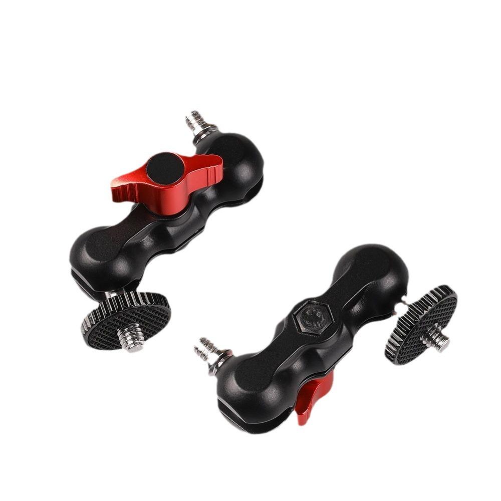 Double-Headed Magic Arm Bracket with Flash Clamp