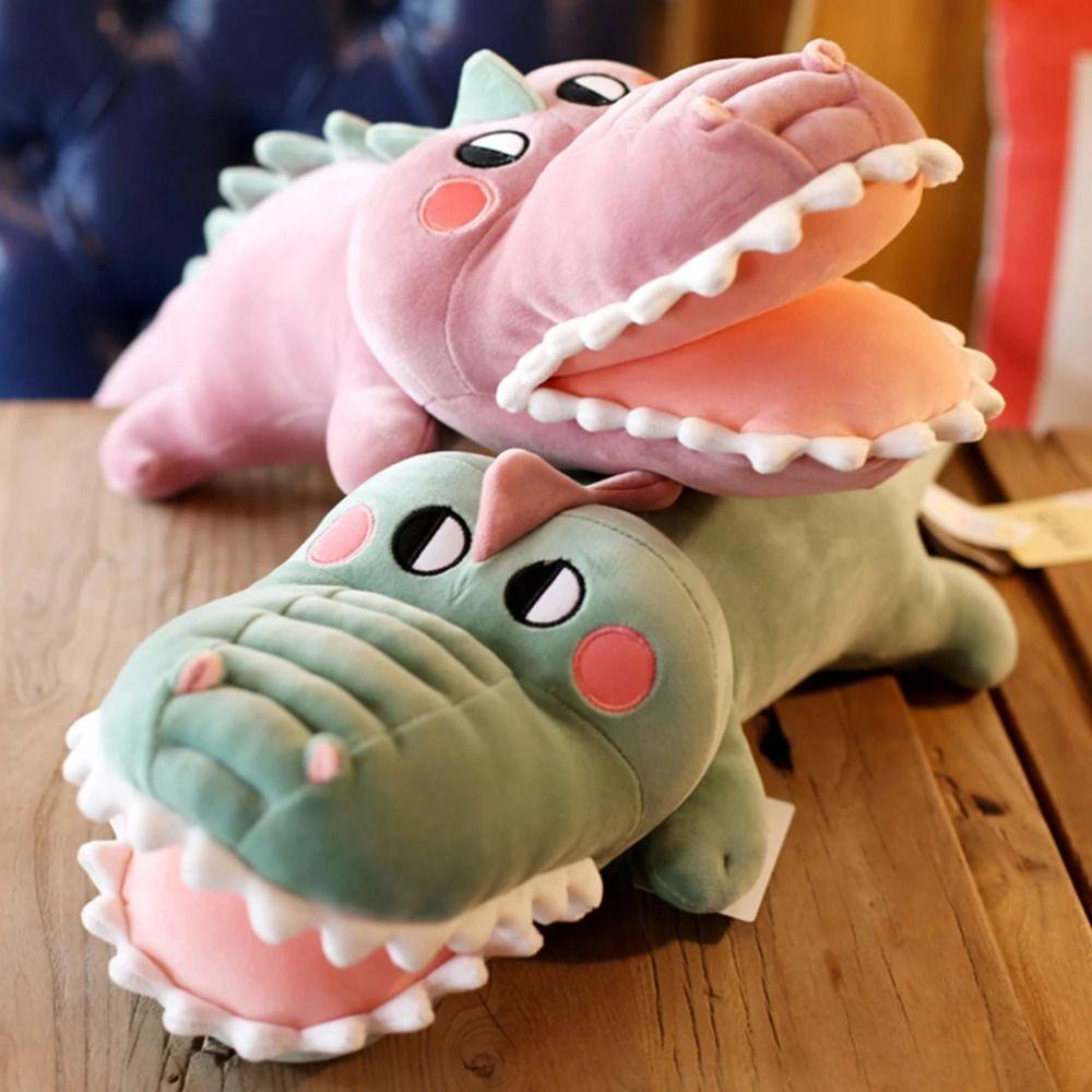 Stuffed Animal Crocodile Plushies Toy Hugging Pillows Crocodile Stuffed Pillow Birthday Gifts