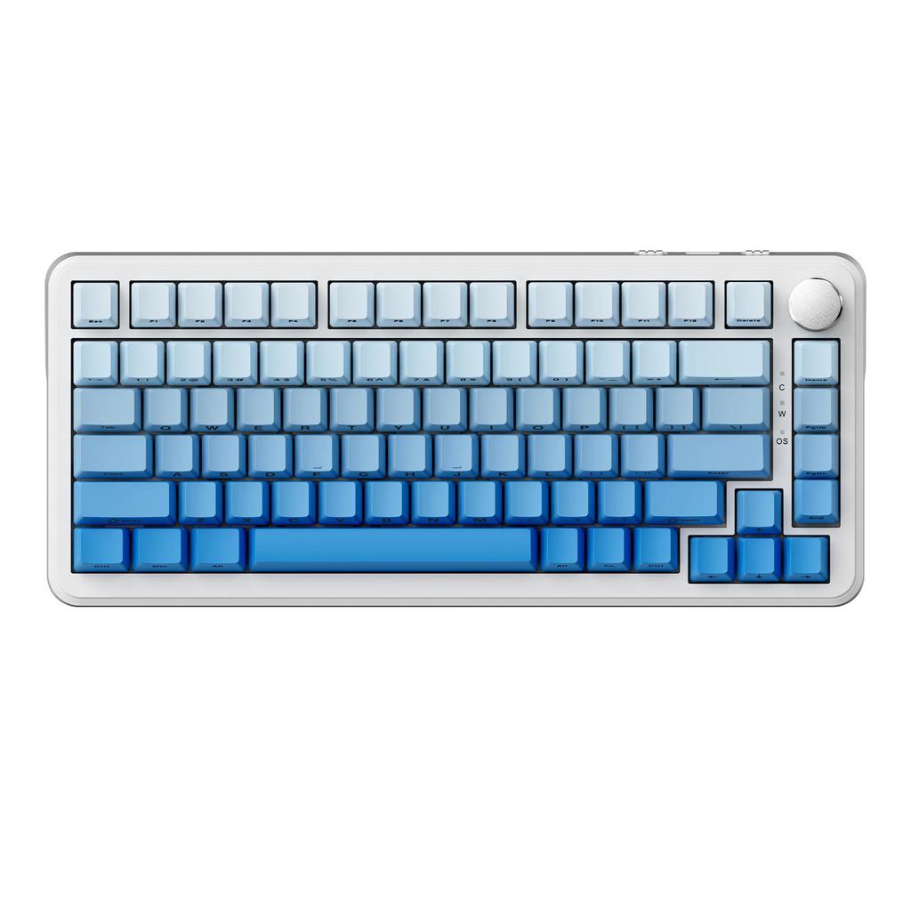 Ajazz AK820 MAX Боковая гравировка Беспроводная Bluetooth игровая механическая клавиатура Игровая Офисная Все клавиши Горячая замена