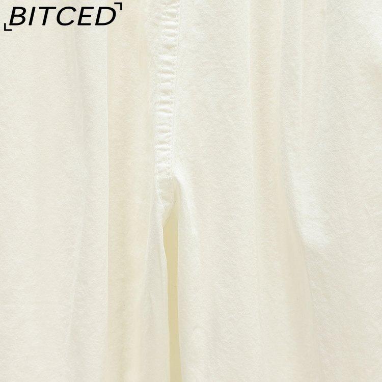 BITCED Летние женские брюки прямого кроя с эластичной талией, для женщин среднего и пожилого возраста, с высокой посадкой, из стираного хлопка, укороченные брюки больших размеров