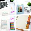 Tab Sticky Notes,Sticky Index Tabs,1200 PCS,24 Sets,Colorful Divider Binder Thin Annotation Organize Sticky Notes,Post It Signature Tabs