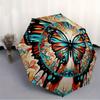 1pc Butterfly Mandala Automatic Umbrella High Quality Canopy, Portable Folding Umbrella with, Ideal Gift for - Travel 182