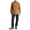 Timberland Shirts Men's Wheat Pointed Collar Moderate Workwear A2AC4-P47