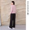 ELLASSAY Women's Cashmere Blend Crew Neck Cardigan