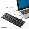 Sanwa Supply Wireless Slim Keyboard (Black) SKB-WL22BKN