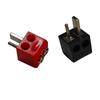 2/6Pcs Screw Terminal Block Connector 2Pin Din Hi-Fi Speaker-Plug Connectors Red Black Electrical Equipment-Plug Connector