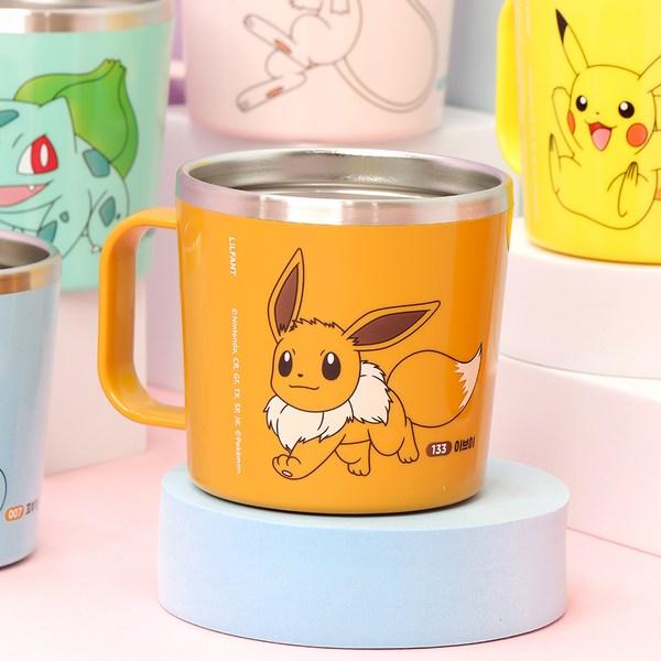 Чашка для посудомоечной машины Lilpang Pokemon, нержавеющая сталь, L, 1 шт, Eevee