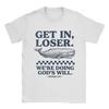 Get in Loser Were Doing Gods Will  Funny Jonah and the Whale Bible Meme TShirt Summer  Pure Cotton TShirts For Unisex Tshirt