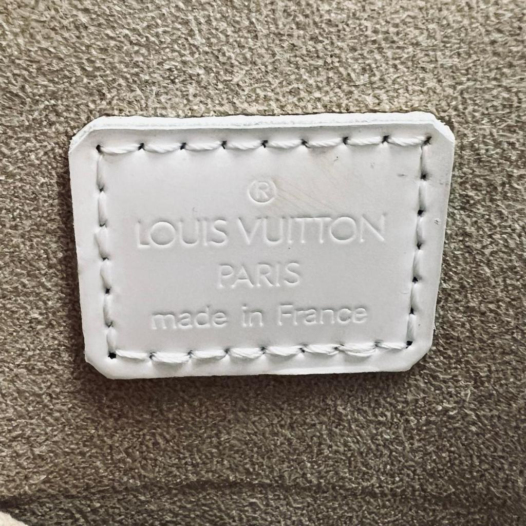LOUIS VUITTON Stephen Sprouse Alma MM Handbag leather beige Women M92180 Used