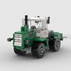 Зеленый трактор - Строительный набор из кубиков, совместимый с MOC - Креативные игрушечные блоки