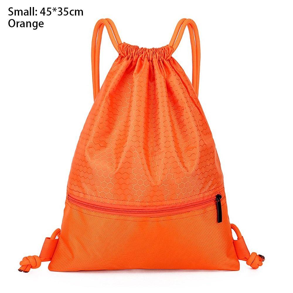 1Pcs Basketball Helmet Storage Sports Drawstring Pocket Outdoor Zipper Bag Simple Fitness Backpack