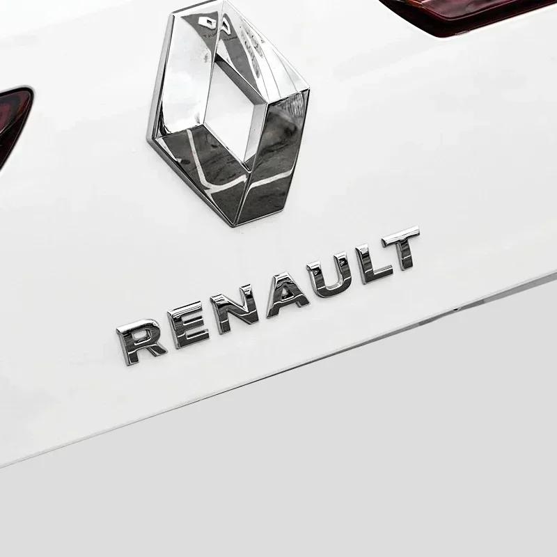 ABS 3D логотип Наклейка-значок на задний багажник автомобиля для Renault Megane 2 Duster Logan Captur Clio Laguna Fluence Kadjar Аксессуары Z999