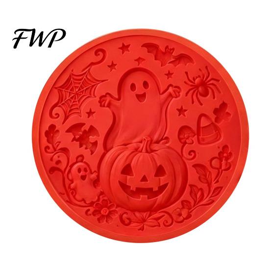 Flexible Silicone Casting Molds Stepping Stone Mold for Halloween DIY Garden Pathway, Reusable Handmade Pathway Stones Concrete Cement, Sunflower Cat