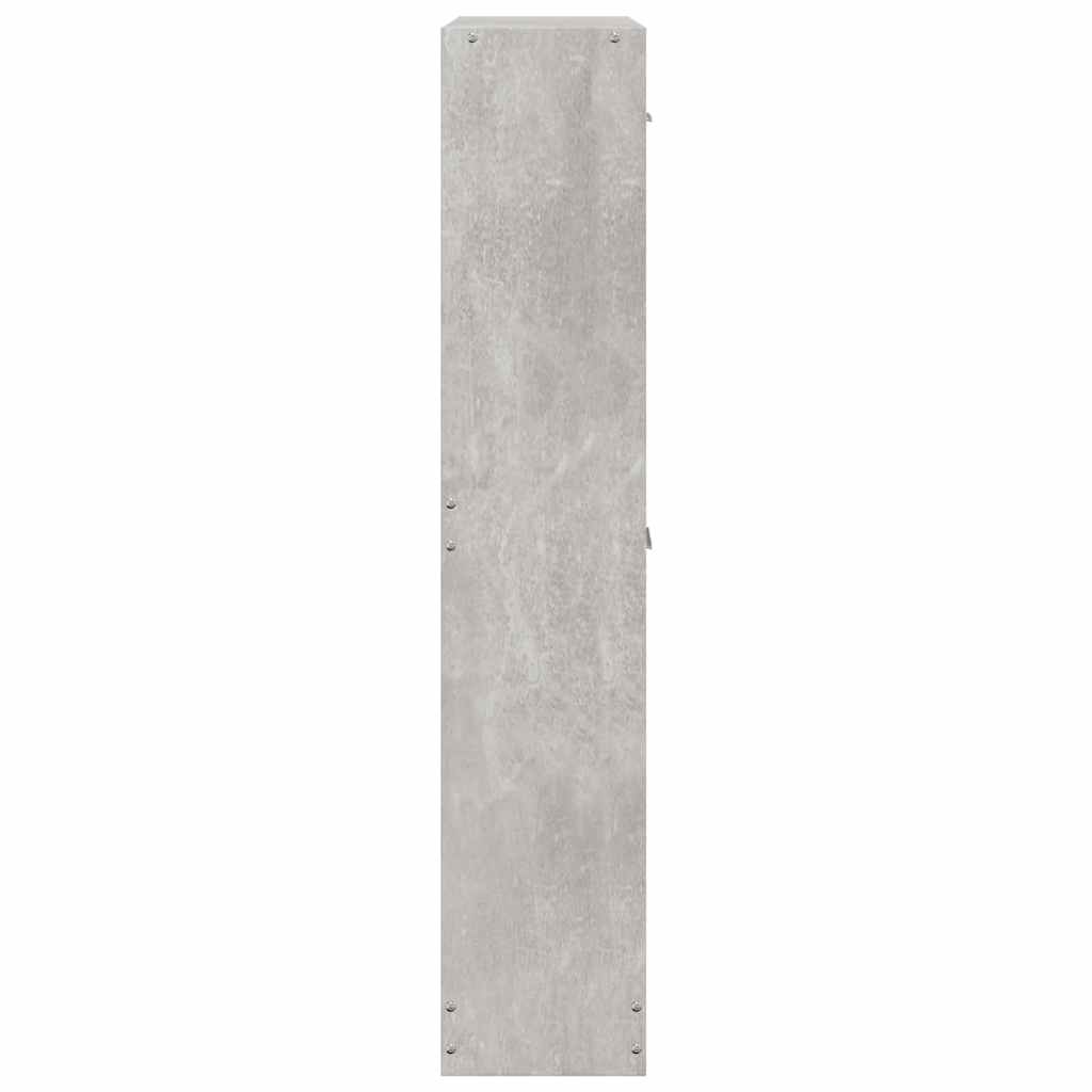 Vidaxl Szafka Na Buty, Szarość Betonu, 59X17X81 Cm