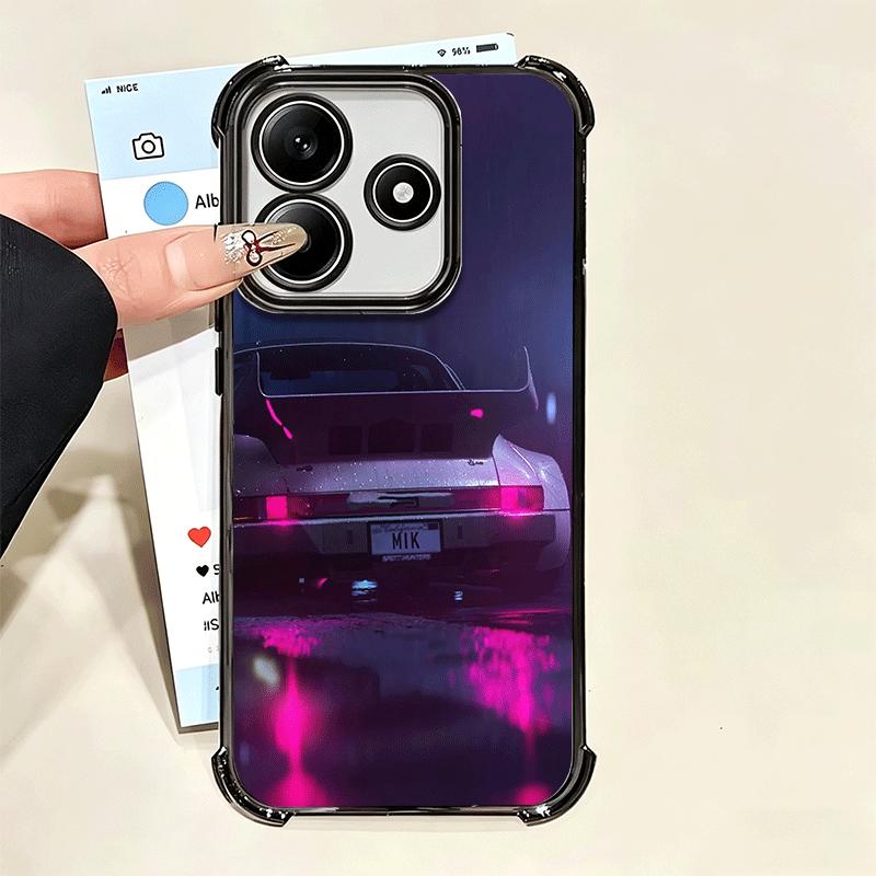 Спортивный автомобиль RWB Крутой Мягкий Чехол Для Телефона Для Xiaomi Poco X7 X8 Pro Max X6 X5 X3 F8 Ultra F7 M8 M7 M5S Redmi 15C 15A 15 14C 13C 12C 13