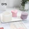 3D Сердце свечи Форма Силиконовая форма Сердце любви с прозрачной текстурой День святого Валентина эпоксидная смола художественные поделки для шоколадного торта мыло свечи изготовление
