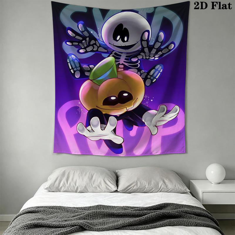 Spooky Month Pattern Home Decor Tapestry, Wall Hanging, Decorative RV Wall Cloth.NGT0928427