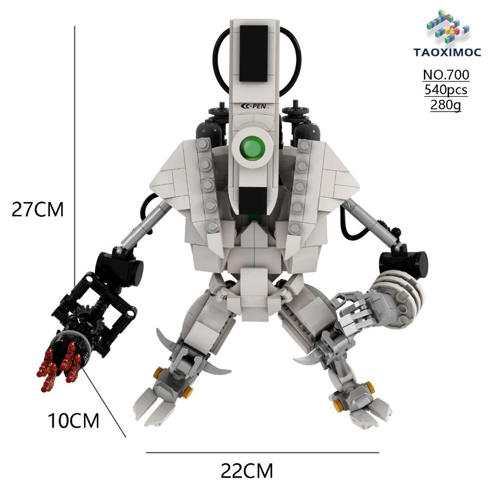 Skibidi Toilet Building Block Horror Game Speakerman Bosses Camara Titan TV Man Cartoon Doll Model Kids Halloween Birthday Gift