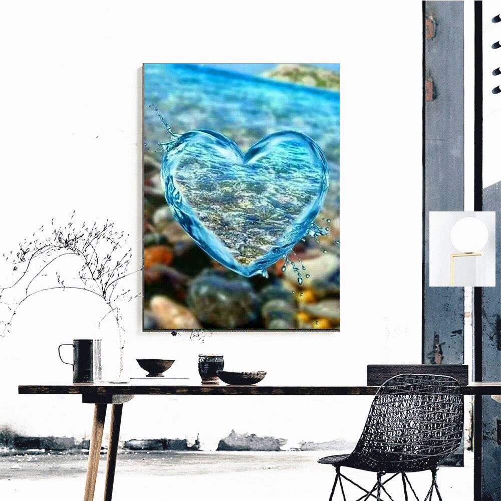 5d Diamond Painting Kit Heart Diamond Embroidery Scenic Diamond Mosaic Rhinestones Picture