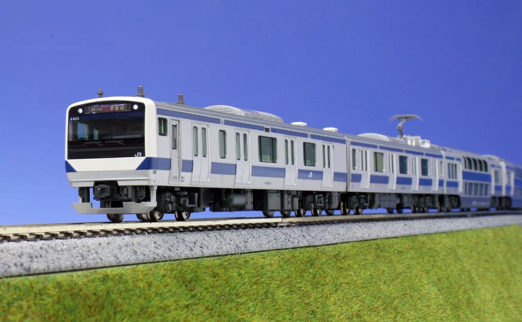 Базовый набор железнодорожных моделей поездов Joban Line серии E531 N Gauge, 4 вагона, 10-570