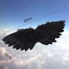 White Black Hanging Ornements Wing  Props Valentines Day Angel Wing Doll Clothes Wing Mini Feather