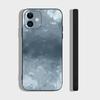 Трехцветный чехол для телефона сине-серо-белый для IPhone 17 Air 16 15 14 13 Pro Max 11 12 Черный силиконовый чехол