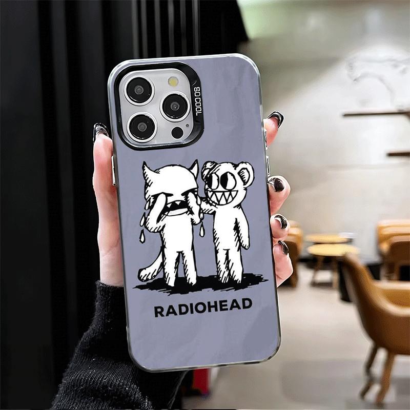 R-Radiohead Bnad Мягкий чехол для телефона для iPhone 15 16 17 Pro Max 17Air 16E 14 Plus 13 12 Mini Ударопрочный чехол Задняя крышка