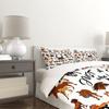 Western Horse Floral Duvet Cover Set Comforter Cover Bedding Set No Filler Cowgirl Adult Warm Bedroom Bed Set