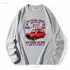 VINTAGE ITALIAN CAR AUTOBIANCHI A112 1969 NEW COTTON T SHIRT long sleeves vintage Washed Unisex fashion graphic Stylish Soft