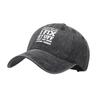 Cross-border Washed Cotton Printed Hat, Distressed Dad Cap, Men's Retro Export Baseball Cap, Best-selling Soft-top Sun Hat