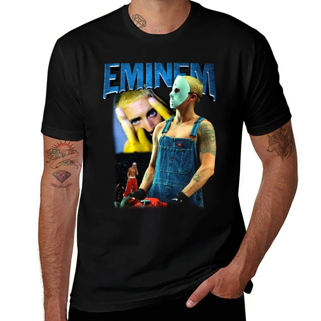 Винтажная футболка Eminem 90-х годов, рабочая, повседневная футболка